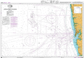 British Admiralty Nautical Chart IN255: Approaches to Mumbai